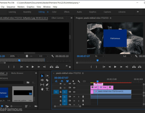 Adobe Premiere Pro CS6 Screenshot