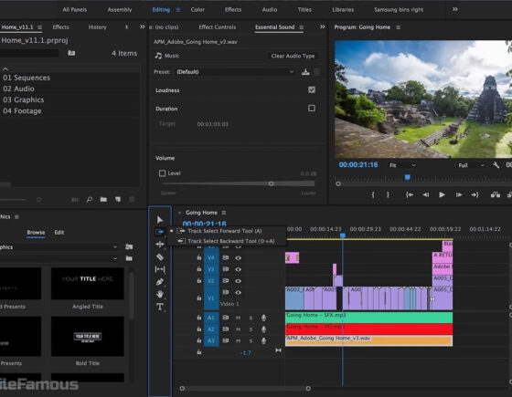 Adobe Premiere Pro CS6 Screenshot