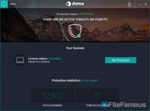 Screenshot Free Panda Antivirus